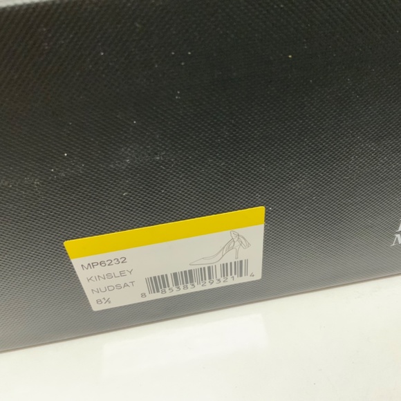 Badgley Mischka Kinsley Tulle Bow Detail Pumps Nude Stiletto Heel Evening Shoes - Picture 12 of 12